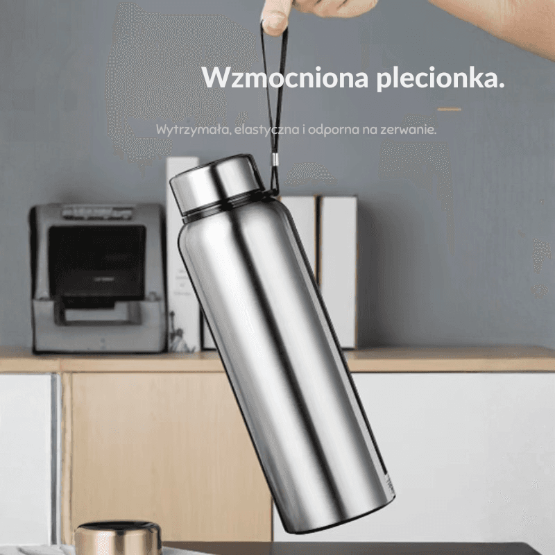 Inteligentny termos z wyświetlaczem temperatury. Jeden dotyk. Zero zgadywania.